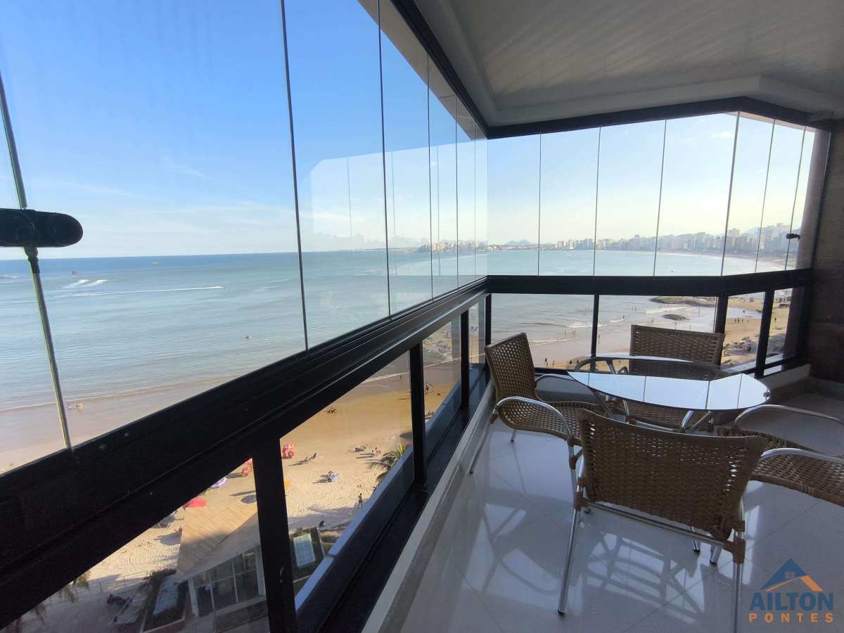  - Apartamento com 3 Quartos p/ Locação Anual de Frente p/ Mar na Praia do Morro - Guarapari/ES