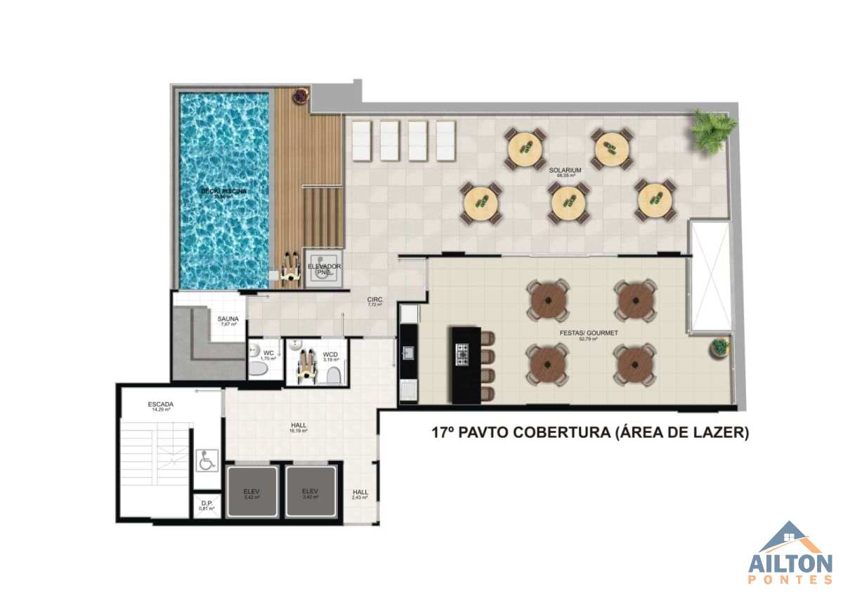 Apartamento de Frente p/ Mar na Praia da Cerca - Praia do Morro - Guarapari/ES